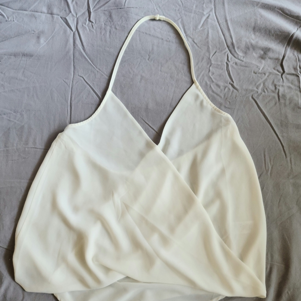 Cream blouse